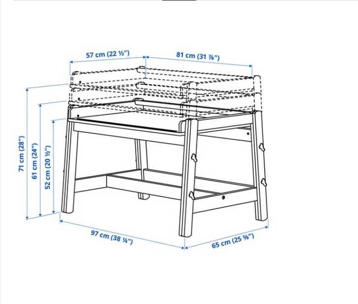 Biurko / Stolik  dziecięcy Flisat IKEA