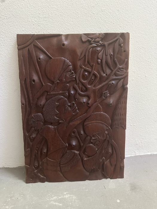 2 Quadros de Madeira africana