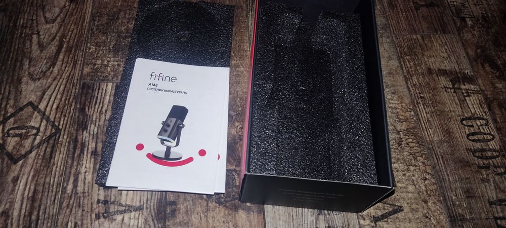 Микрофон Fifine AM 8 только коробка