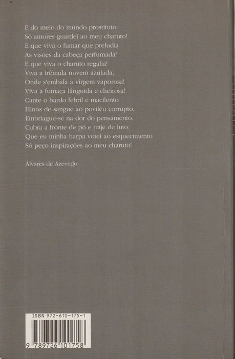 E do Meio do Mundo Prostituto só Amores Guardei ao meu Charuto - Rubem Fonseca