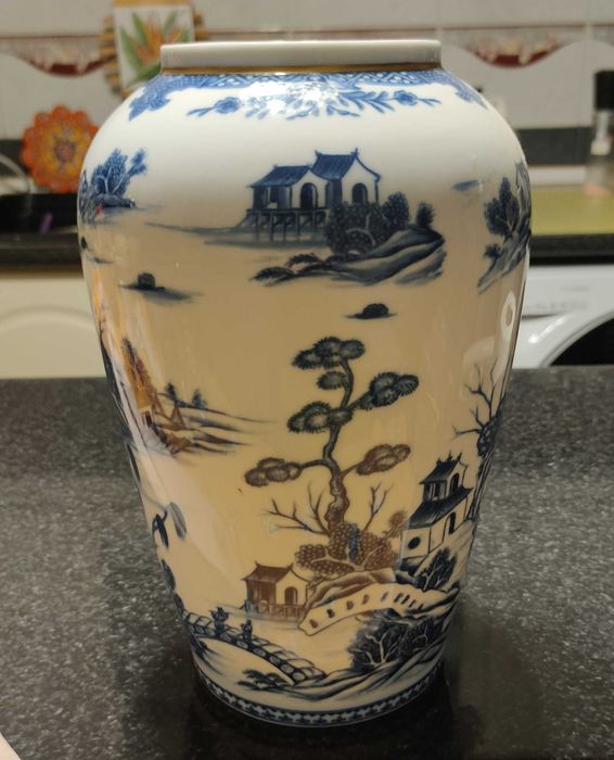 Vaso de Cerâmica Neoclássica Manufactura