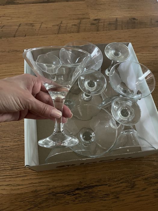 Бокали 12 шт, келихи для мартіні