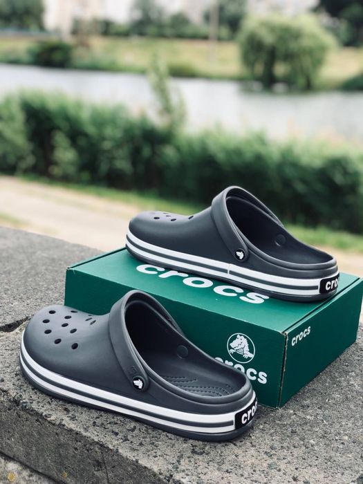 Чоловічі крокси / Мягкие мужские кроксы / шлепанцы Crocs / шлепки крокс / crocs мужские / закрытые шлепанцы