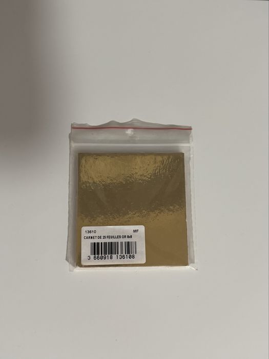 Folhas de Ouro Comestível Para Pastelaria - Mallard Ferrière