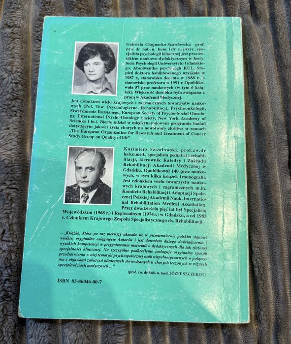 Książka „Rehabilitacja” - Gabriela Chojnacka Szawłowska