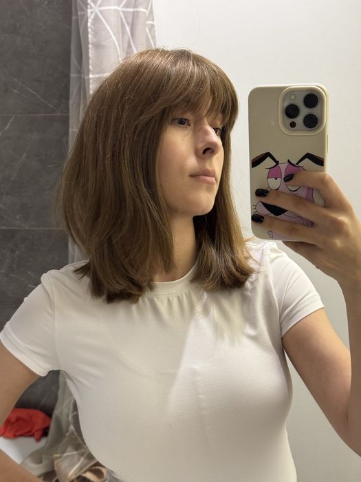 Перука з натурального волосся, парик из натуральных волос