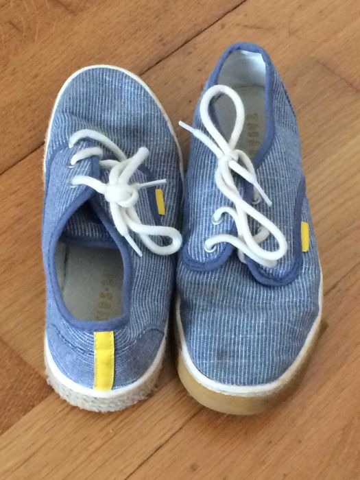 Ténis Azuis Zara, N.º 34 - Como Novos