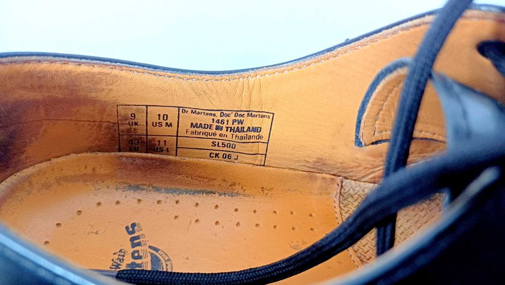 Dr Martens AW501 Oxford Czarne skórzane 249zł tanio