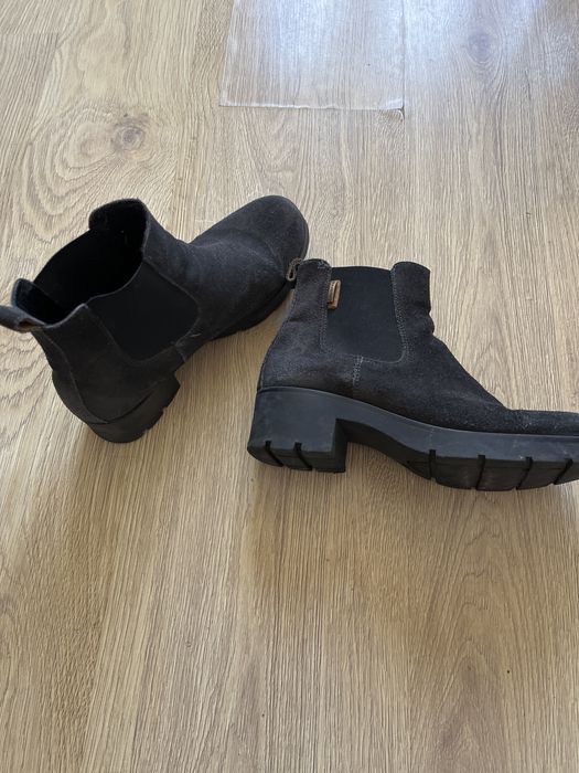 Botki damskie, czarne.