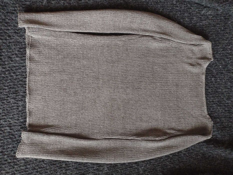 PROMOD sweter z ozdobnymi ćwiekami r  36 S szary