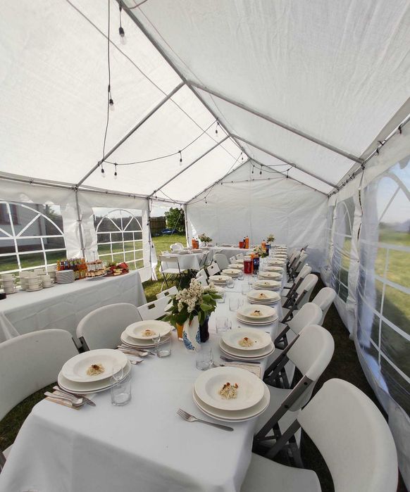 Wynajmę Namioty imprezowe/cateringowe krzesła, stoły, wata cukrowa