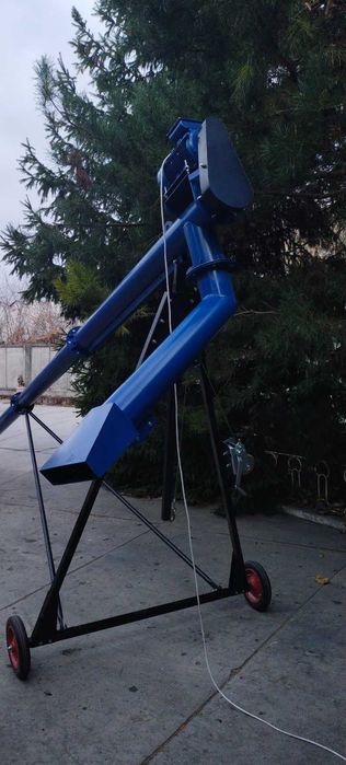 159 мм*3м шнековый навантажувач, шнек, шнековий погрузчик зерновий