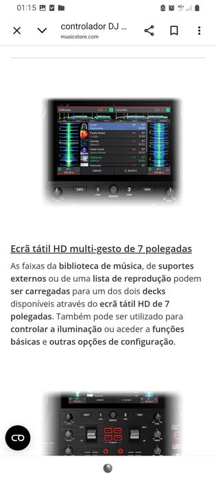Mesa de Mistura de Dj como nova!