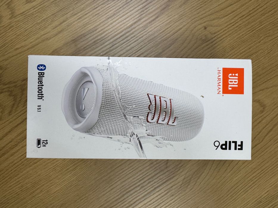 JBL Flip 6 Steel White (JBLFLIP6WHT)