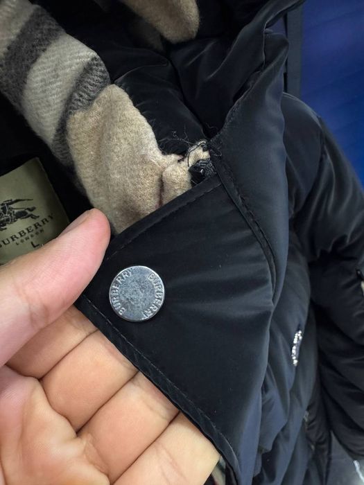 Nowa puchowa zimowa męska kurtka BB L czarna metki kapturem kieszenie