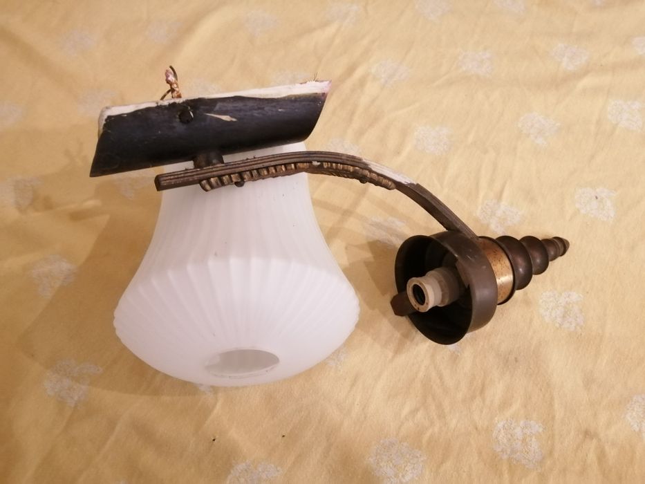 Foco/candeeiro de parede vintage