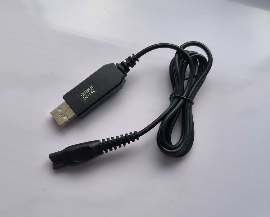 USB кабель HQ8505 для зарядки машинок та бритв Philips 15V 5.4W