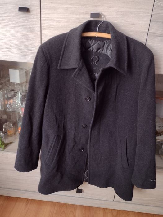 Kurtka  czarna wełniana Rematex r. 50