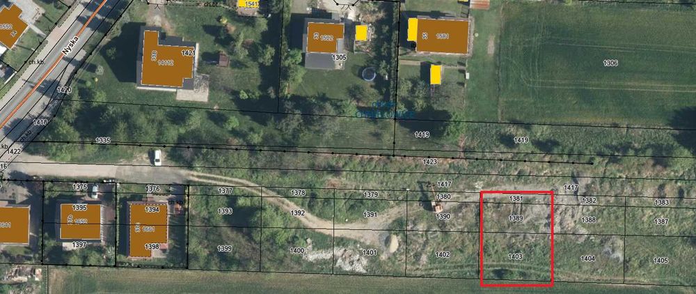 Działka 5 ar Opole Chmielowice