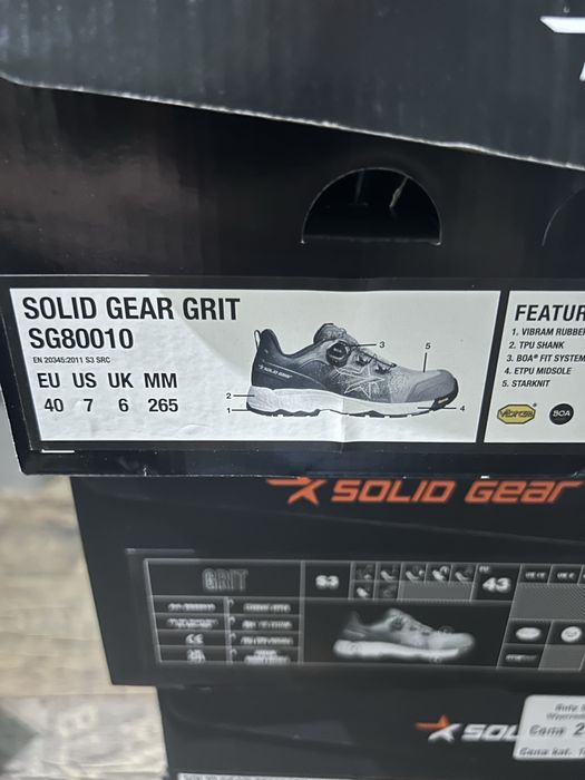 Buty robocze Solid Gear SG80010 Grit S3 SRC HRO roz 40
