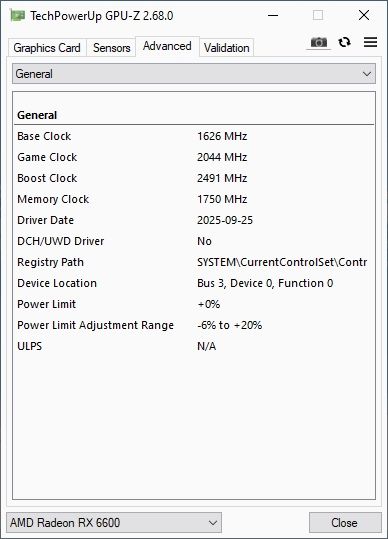 Відеокарта Sapphire Radeon RX6600 PULSE