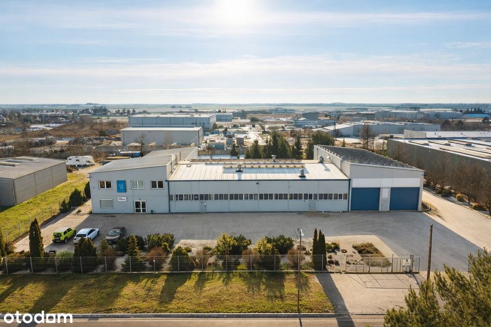 Obiekt prod.-mag.-biur., 1 647 m², dz.5 730 m², 7 km Wrocław, Błonie