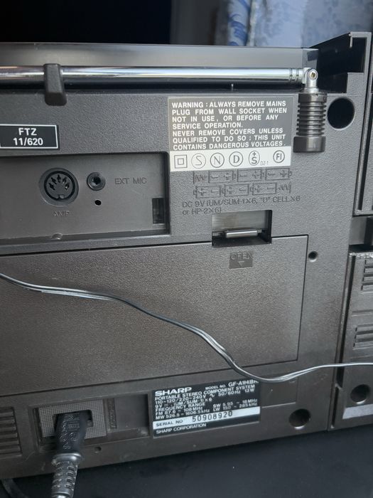 Раритет магнітола Sharp GF-A1 в колекційному стані