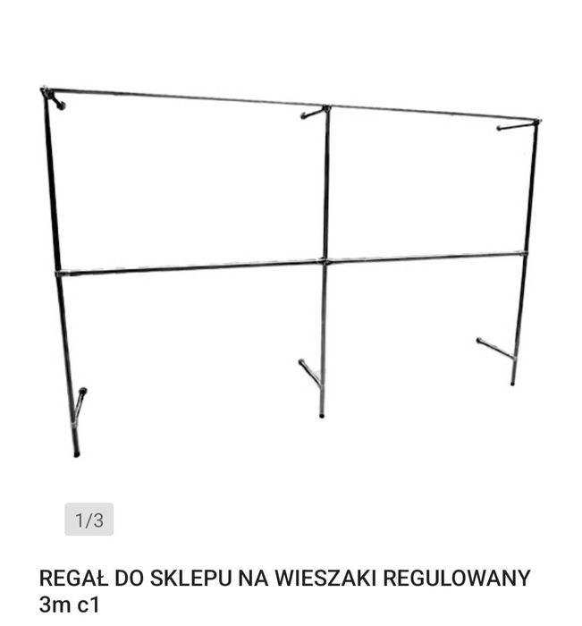 Regał przyścienny
