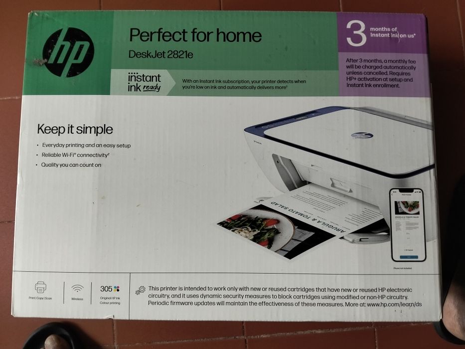 Impressora HP nunca usado