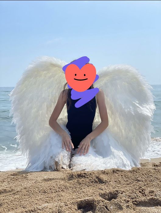 крылья Ангела  белые, черные и розовые для фотосессий