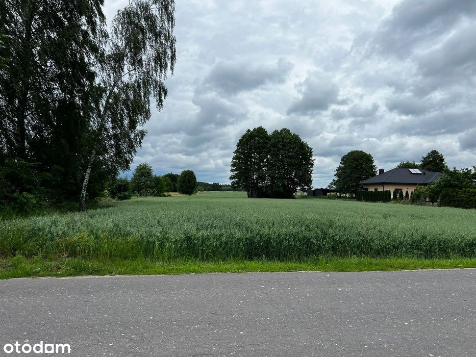 Działka budowlana 3000 m² MPZP, możliwość podziału na 3 działki, media