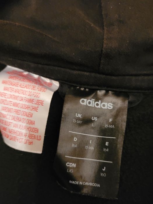 Bluza adidas rozpinana