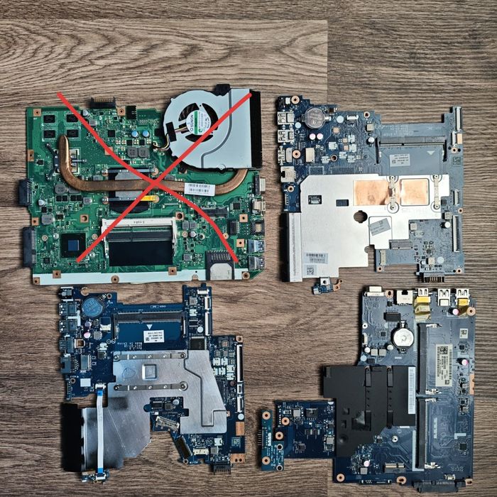 За все лот материнских плат для ноутбуков HP, Lenovo