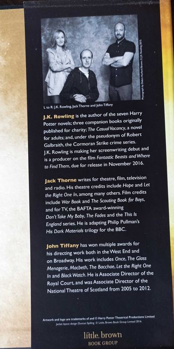 Harry Potter and the Cursed Child, J. K. Rowling