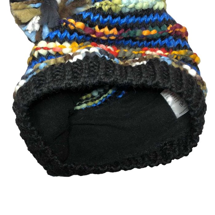 CG60 Ciepła Czapka Zimowa PROSPORT Wełna HANDMADE Pompon Unisex