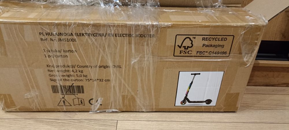 Електросамокат JMS100E | Новий | Підсвітка керма, колеса та платформи