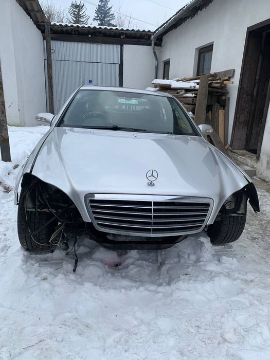 Капот рестайл w220 сірий мерседес рест s320 cdi