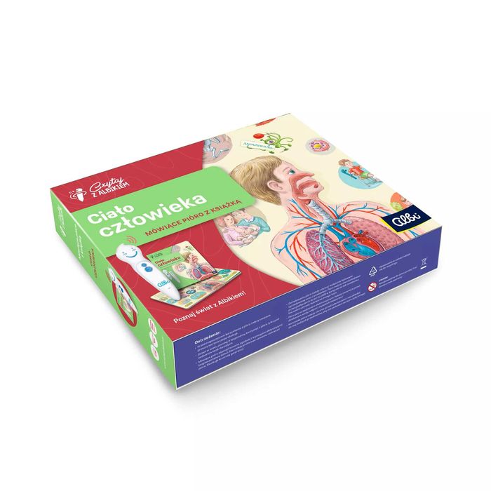 Albik Ciało Człowieka 5+ Interaktywny Zestaw z Mówiącym Piórem NOWOŚĆ