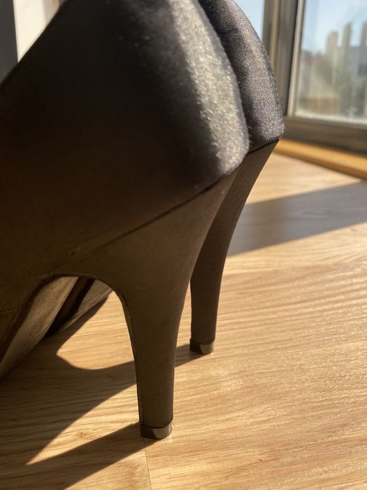 Sapatos Cetim preto Seaside