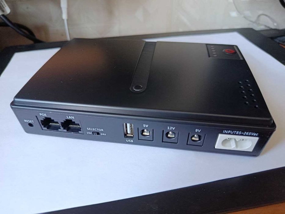 Бесперебійник для роутера 9-12V — резервне живлення інтернету (UPS)