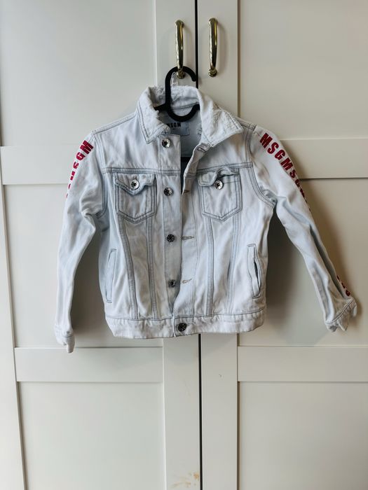 Kurtka jeansowa katana jeansowa dziecięca MSGM