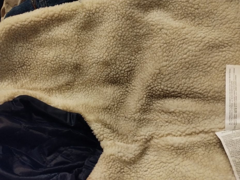 Kurtka jeansowa męska DENIM ocieplana kożuszek  rozm M 38 nowa