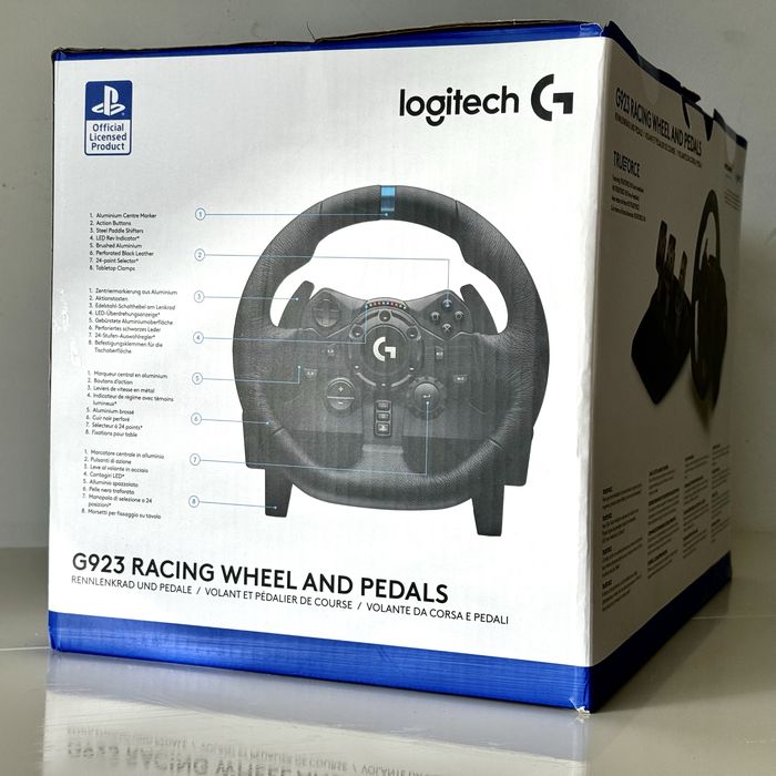 Ігрове кермо Logitech G923 TrueForce 941-000150 з педалями для PS5 / PS4 / PC