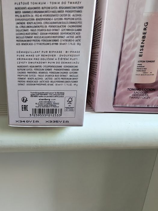 Eisenberg tonik i make up remover Zestaw