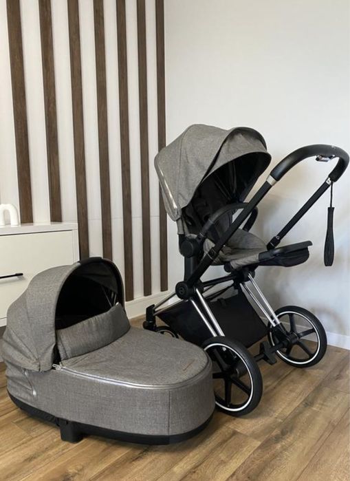 Коляска prime manhattan grey plus Візок 2 в 1 cybex prime 2в1 люлька і прогулка дитячий візок cybex prime люлька прогулка