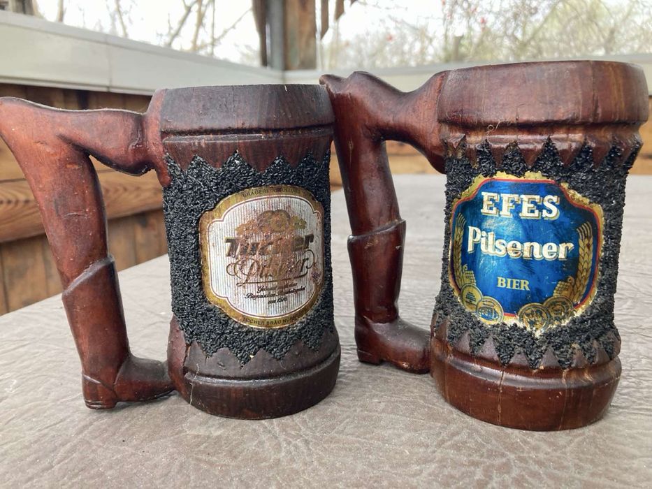 Кухлі деревяні..