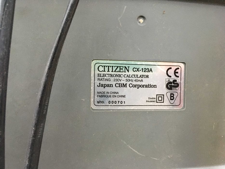 Фінансовий Кaлькулятop CITIZEN СХ-123А з друкуючим пристроєм