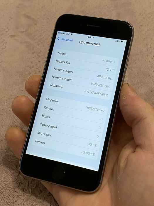 Легендарний Телефон Apple Iphone 6S 32gb в Оригіналі