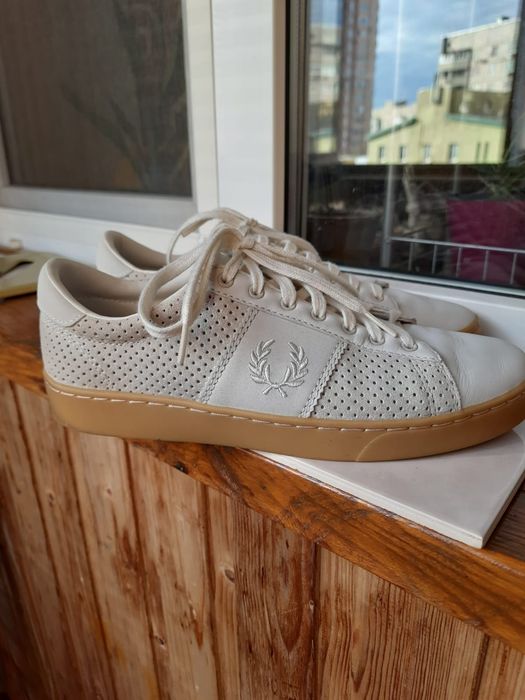 мужские кеды Fred Perry Spencer Perforated Leather