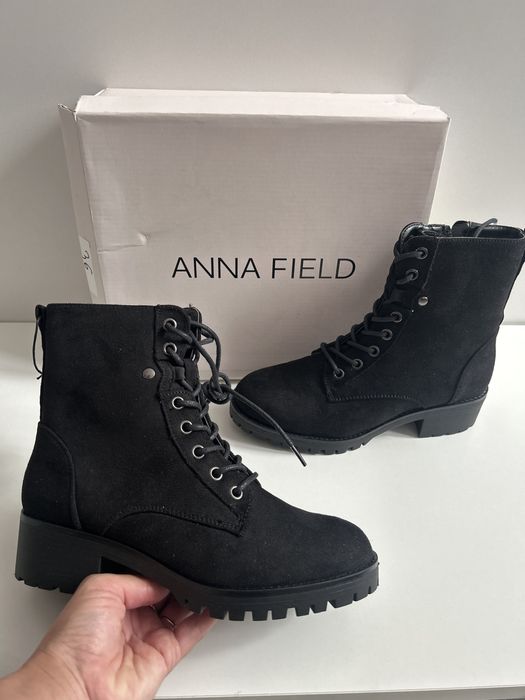 Botki czarne Anna Field idealne na chlodniejsze dni